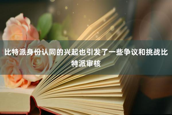 比特派身份认同的兴起也引发了一些争议和挑战比特派审核