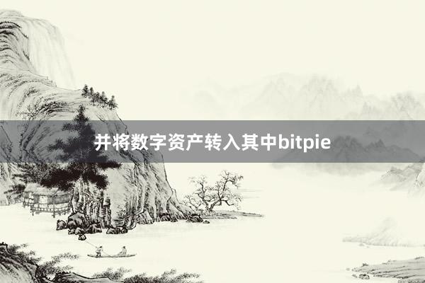 并将数字资产转入其中bitpie