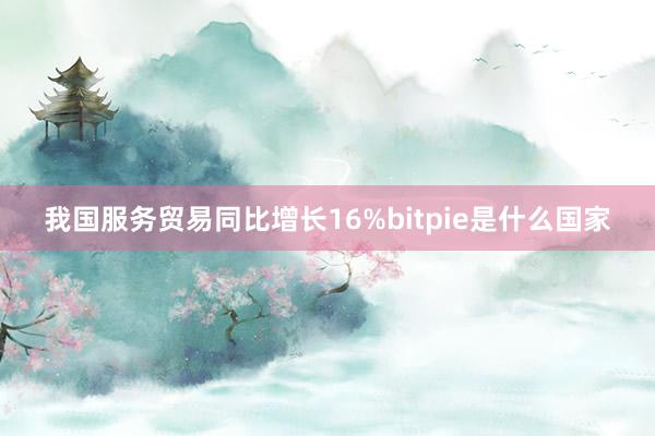 我国服务贸易同比增长16%bitpie是什么国家