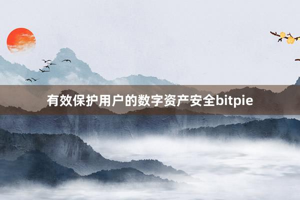 有效保护用户的数字资产安全bitpie