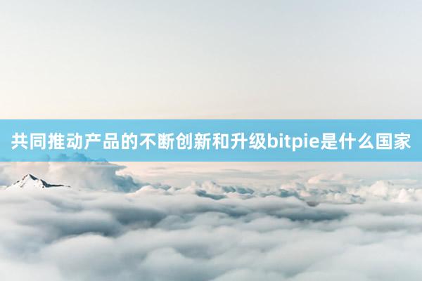 共同推动产品的不断创新和升级bitpie是什么国家