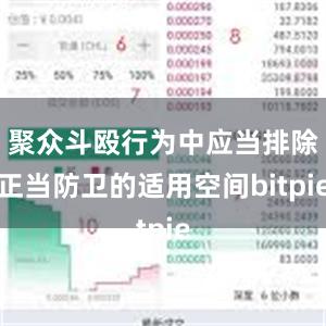 聚众斗殴行为中应当排除正当防卫的适用空间bitpie