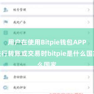 用户在使用Bitpie钱包APP进行转账或交易时bitpie是什么国家