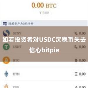 如若投资者对USDC沉稳币失去信心bitpie